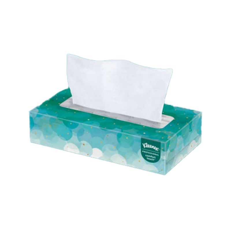 Kleenex 2-Ply Facial Tissue Flat Box 100 Count, 1 Flat Box, 2 of 3