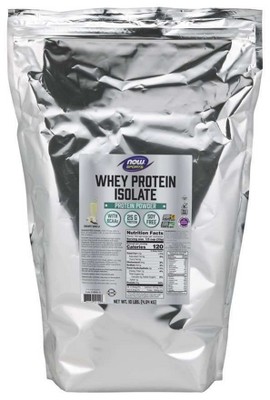 Whey Protein Isolate Vanilla by Now Foods  -  10 lbs Powder