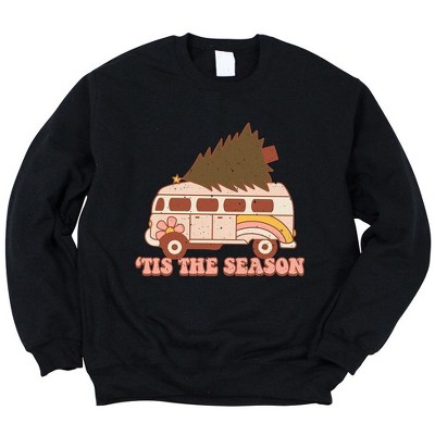 Simply Sage Market Women's Graphic Sweatshirt Hippie Tis The Season