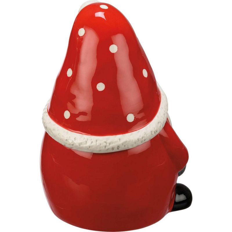Tabletop Santa Treat Jar.  -  One Treat Jar Inches -  Christmas Tree  -  112747  -  Ceramic  -, 3 of 4