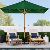 Best Choice Products 9ft Deep Square Solar LED Lighted Patio Umbrella w/ Faux Wood Texture, UV-Resistant - 3 of 4