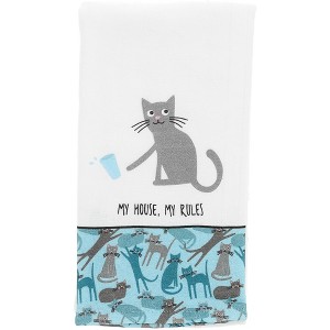Pavilion Gift Company - My Rules - 100% Cotton Tea Towel - Kitchen Textiles - 1 of 4