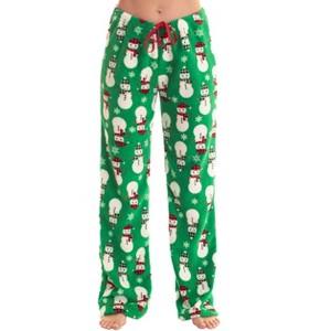 Just Love Womens  Print Plush Fleece Pajama Pants - 1 of 3