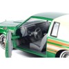 1987 Buick Regal 3.8 SFI Turbo Green Metallic and Cream with Graphics "Get Low" Series 1/24 Diecast Model Car by Motormax - 2 of 4