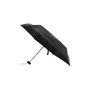 Unique Bargains Umbrella 6-Rib Flat 50% Fold Mini Parasol Full Shading-Sun Protection Impact Cloth 34.25"x20.47" 1 Pcs - 1 of 4