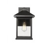 Portland Outdoor Wall Light - Dimmable, Wet Rated, Aluminum, 1 Bulb, 100W, 9.5" x 15.75" - 2 of 4