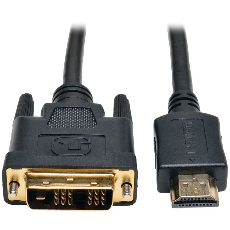 Tripp Lite HDMI® to DVI Digital Monitor Adapter Video Cable, 6-Ft., P566-006, 2 of 8