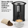 18 L/120 Cups Coffee Urn-3.8 gal Double Wall Commerical Coffee Maker for Buffet Catering Wedding Gathering,Large Capacity Hot Coffee Dispenser - 4 of 4