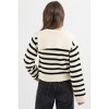Women's OUT EAST LACE-UP SWEATER - MIOU MUSE - 3 of 4