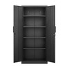 ACEPANO 70.8 in. H Heavy-Duty Steel Double-Door File Cabinet with Lock & 4 Adjustable Shelves for Office & Home-Black - 2 of 4