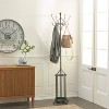 Industrial Iron Coat Rack Black - Olivia & May: Entryway, Lobby Storage, No Assembly Required - 2 of 4