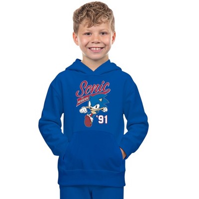 Seven Times Six Sonic The Hedgehog Hoodie Boys' Sonic '91 Pullover Sweatshirt