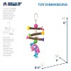 Prevue Pet Products Preen & Pacify Tropical Teasers Shells and Sticks Bird Toy 62505 - 3 of 3