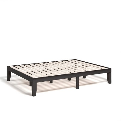 Tangkula 14" Queen Size Wooden Platform Bed Frame w/ Strong Slat Support