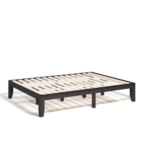 Tangkula 14" Queen Size Wooden Platform Bed Frame w/ Strong Slat Support - 1 of 4