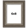 PosterPalooza | Photo Size Weathered Black Picture Frame - UV Acrylic, Foam Board Backing, Hanging Hardware - 2 of 4