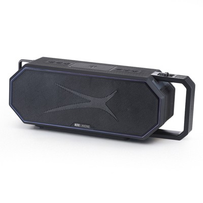 Altec Lansing HYDRASHOCK 2.0 Waterproof Bluetooth Speaker Floats in Water with RGB Led Lights, Qi Charging and Voice Assistant