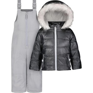 Jessica Simpson Little/Big Girls' 2-Piece Heavyweight Insulated Snowsuit Sets - 1 of 4