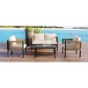 Chic Crate-Multi-Person Outdoor Sectional Sofa & Accent Table – Weatherproof Multi-Use (Garden, Balcony, Patio), Durable Design - 3 of 4