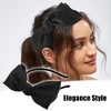 Unique Bargains Women's Fashion Satin Bow Knot Headband 0.31 Inch Wide 1 Pc - 2 of 4