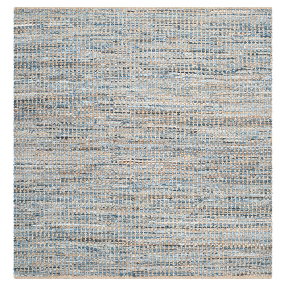 Finlay Area Rug - Natural / Blue (6' X 6') - Safavieh