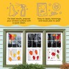 Big Dot of Happiness Fall Leaves Window Clings, Reusable Holiday Window Sticker Decorations, Autumn Leaf Decals, Harvest Party Static Clings - 4 of 4