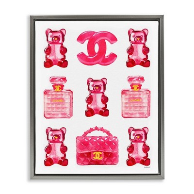 Stupell Industries Red Glam Gummy Candy, 25" x 31"