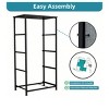 Dresser with 4 Drawers ,Fabric Storage Tower, Organizer Unit for Living Room, Hallway, Closets,Sturdy Steel Frame, Wooden Top - 2 of 4