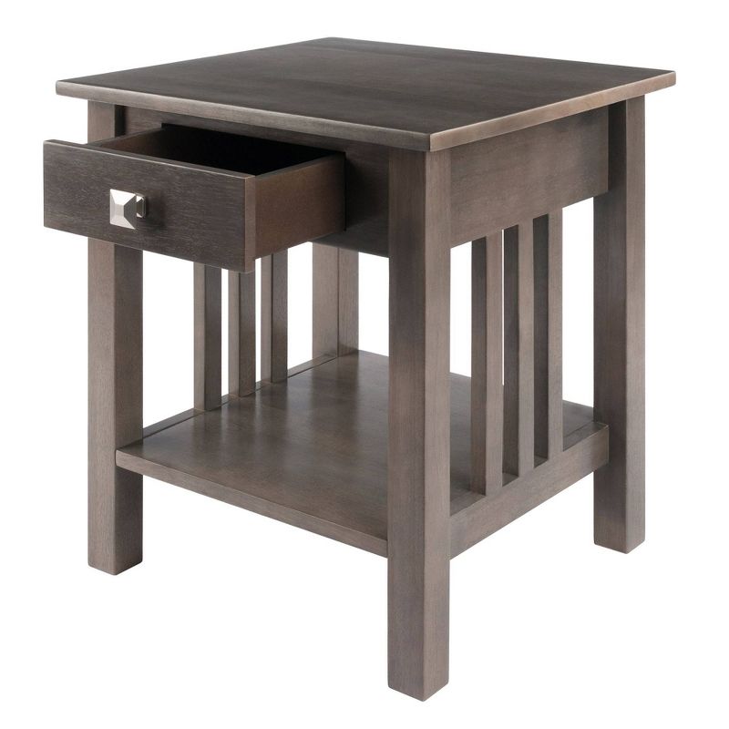 Stafford End Table Oyster Gray - Winsome, 3 of 11