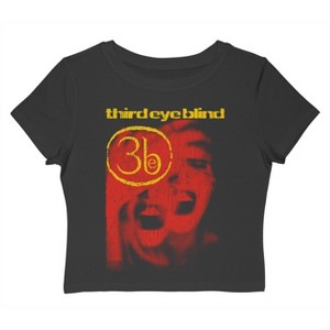 Third Eye Blind Women's Screaming 3Eb Logo Short Sleeve Graphic Cotton Baby Tee - 1 of 3
