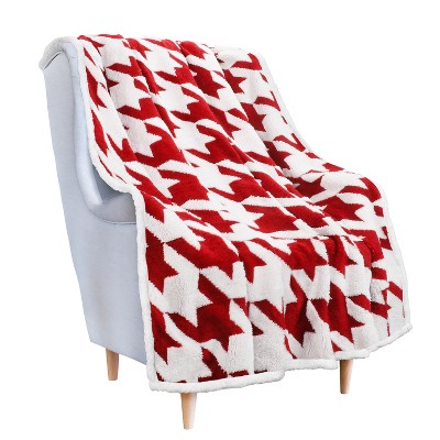Tirrinia Fleece Blanket Plush Throw Blanket Size 50" x 60" Reversible Blanket, Super Soft Comfy Warm Fuzzy TV Blanket