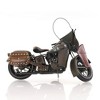 Old Modern Handicrafts 1:12 Scale 1942 WLA Military Motorcycle Model – Handcrafted Iron Army Replica - 3 of 4