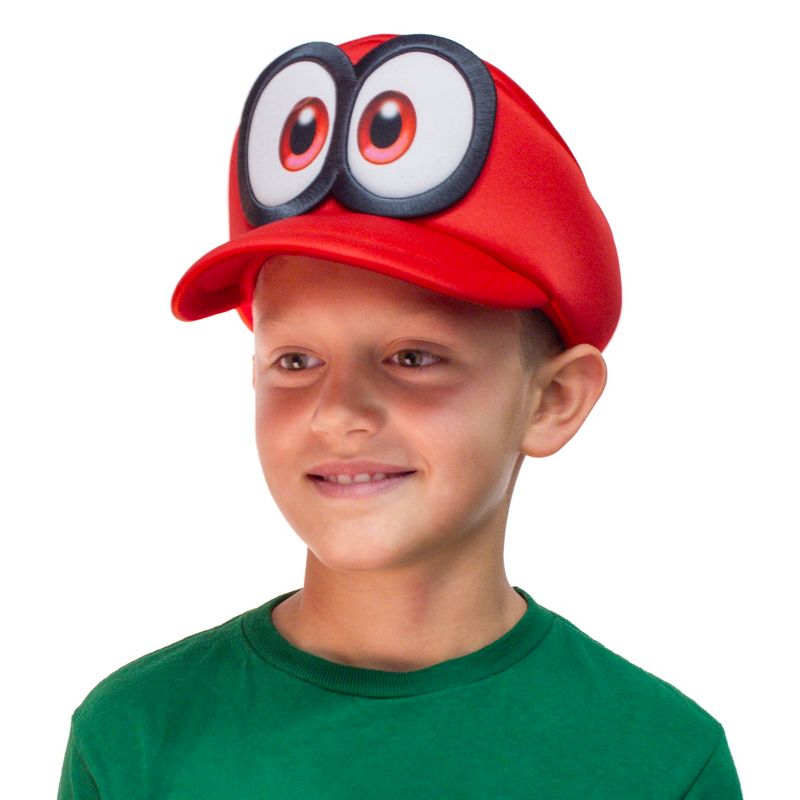 Nintendo Super Mario Odyssey Cappy Hat Kids Cosplay Accessory Red, 1 of 7
