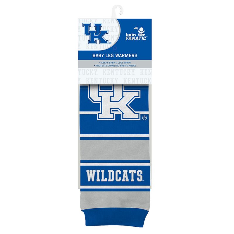 Baby Fanatic Officially Licensed Toddler & Baby Unisex Crawler Leg Warmers - NCAA Kentucky Wildcats, 1 of 7