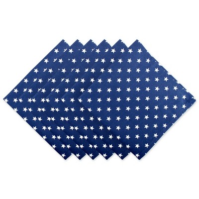 Design Imports Patriot Stars Napkin Set/6