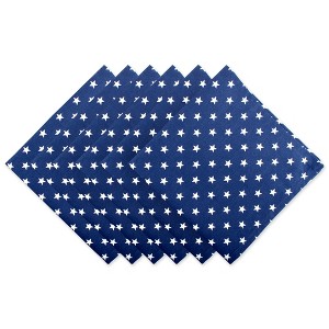 Design Imports Patriot Stars Napkin Set/6 - 1 of 4