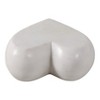 Modern Stone and Marble Heart Decorative Sculpture - Contemporary Hand-Carved Accent Object with Stylish Minimalist Design - 4 of 4
