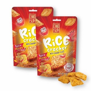 Chao Sua Rice Cracker with Shrimp Floss Spicy Honey Flavor Baked 1.76 Oz. (Pack of 2) - 1 of 4