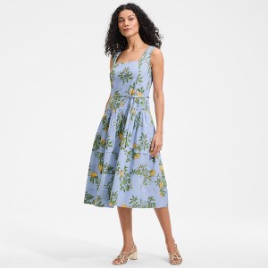 lands end dress Lands' Women's Crepe Button Front Long Sleeve Midi Youll admire the stylish touches Lands' End Women's Flannel Tiered