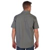 Gioberti Men's Casual Western Solid Short Sleeve Shirt With Pearl Snaps - 3 of 4