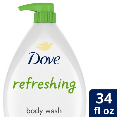 Dove Beauty Refreshing Cucumber & Green Tea Body Wash Pump - 34 fl oz