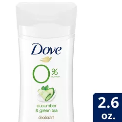 Dove Beauty 0% Aluminum Cucumber & Green Tea Deodorant Stick