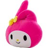 Hello Kitty My Melody Head Shaped Squishy Cloud 11 x 13 Inch Plush Pillow - 2 of 4