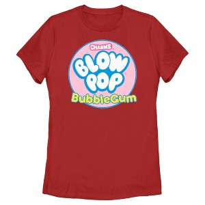 Women's Blow Pop Bubble Gum Logo T-Shirt - 1 of 4