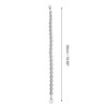 Unique Bargains Faux Pearl Handbag Strap Silver Tone 1 Pc - 2 of 4