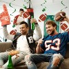 4E's Novelty 10 Pcs Hanging Swirl Decorations Perfect Football Party Supplies, Football Birthday Party Decorations - 2 of 4