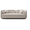 Luxury Modern 3-Seater Sofa, Boucle Fleece Upholstered Couch for Living Room, Apartment, Home Office - 3 of 4