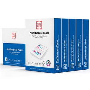 TRU RED 8.5x11 Color Printer Paper 20 lbs. 96 Brightness 26916-U/TR56963 - 1 of 4