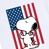 Men's - Peanuts - Snoopy USA Flag Short Sleeve Graphic T-Shirt - 2 of 4
