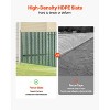 VEVOR Bottom Locking Privacy Slats, Single-Wall Vertical Bottom-Locking Slats for Chain-Link Fence, High-Density HDPE Chain Link Slats, Green - 4 of 4